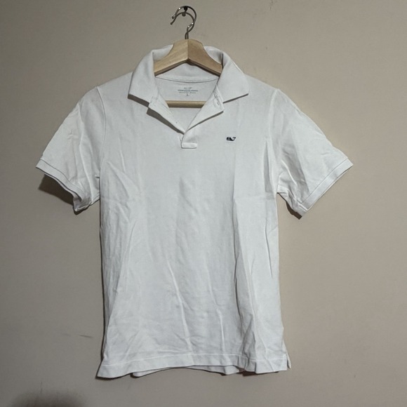 Vineyard Vines Other - Vineyard Vines Polo Shirt Boys Youth Lg 16 White Golf Preppy Short Sleeve